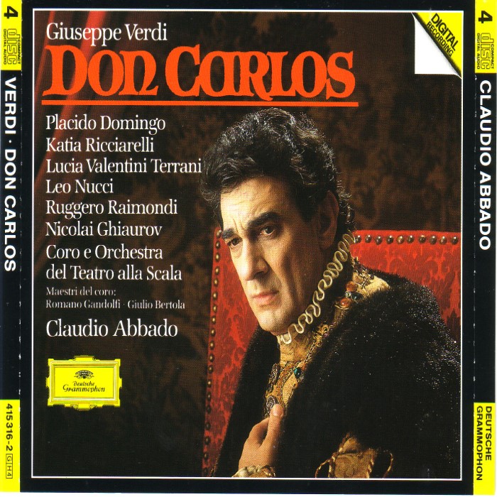 Don Carlos (Teatro alla Scala feat. conductor: Claudio Abbado) by Giuseppe Verdi