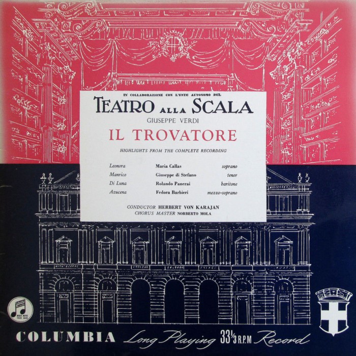 Il Trovatore (Orchestra e Coro del Teatro alla Scala, Milano feat. conductor: Herbert von Karajan)