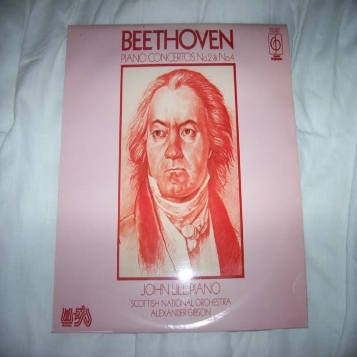 Piano Concertos Nos. 2, 4 (Scottish National Orchestra feat. conductor: Sir Alexander Gibson, piano: John Lill) by Ludwig van Beethoven