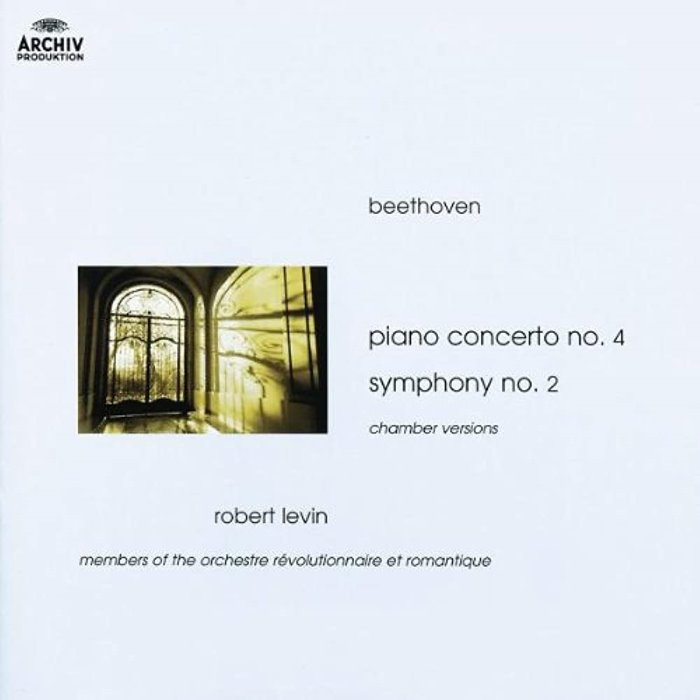 Piano Concerto no. 4 / Symphony no. 2 by Ludwig van Beethoven