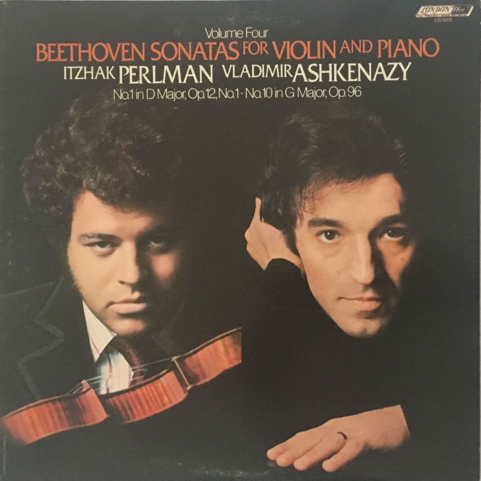 Sonatas for Violin and Piano, Volume 4 (feat. violin: Itzhak Perlman, piano: Vladimir Ashkenazy)