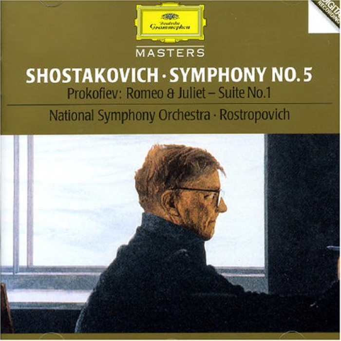 Shostakovich: Symphony No.5 / Prokofiev: Romeo & Juliet Suite No. 1 (National Symphony Orchestra feat. conductor: Mstislav Rostropovich) by Sergei Prokofiev