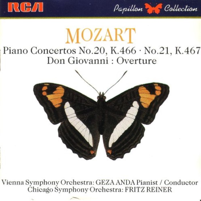 Piano Concertos Nos. 20, 21 "Elvira Madigan" / Don Giovanni: Overture by Fritz Reiner