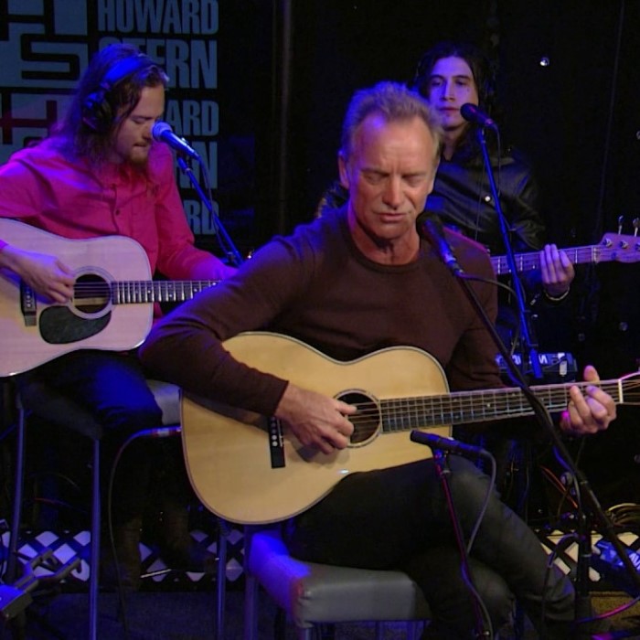 2016-11-09: The Howard Stern Show, New York, NY, USA by Sting