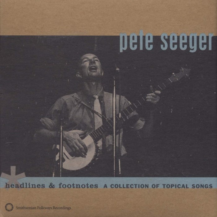Headlines & Footnotes: A Collection of Topical Songs by Pete Seeger