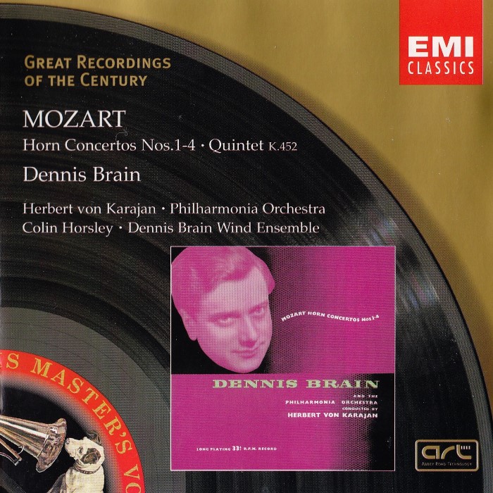 Horn Concertos (Philharmonia Orchestra feat. conductor: Herbert von Karajan, horn: Dennis Brain) / Wind Quintet (Dennis Brain Wind Ensemble)