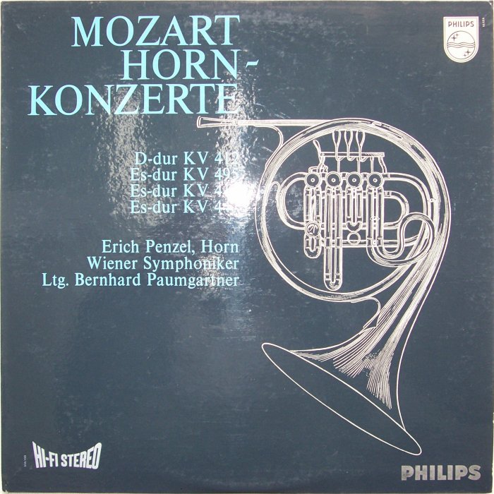 Hornkonzerte (E. Penzel, Horn, Wiener Sinfoniker, Paumgartner) by Wolfgang Amadeus Mozart