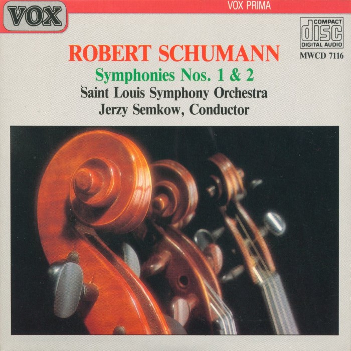 Symphonies Nos. 1 & 2 (Saint Louis Symphony Orchestra feat. conductor: Jerzy Semkow Simon)
