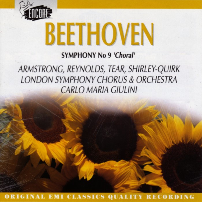 Symphony no. 9 in D minor, op. 125 "Choral" by Carlo Maria Giulini