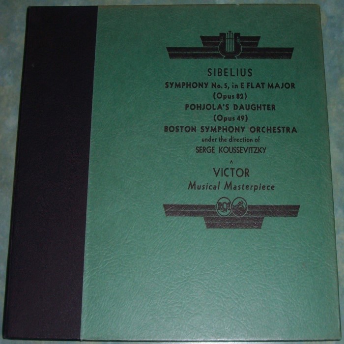 Symphony no. 5 in E-flat major / Pohjola's Daughter by Boston Symphony Orchestra