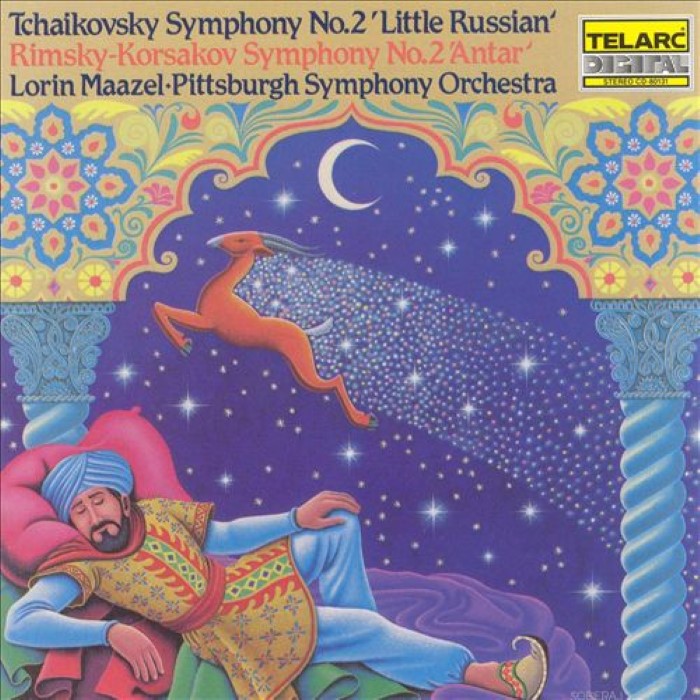 Tchaikovsky: Symphony no. 2 "Little Russian" / Rimsky-Korsakov: Symphony no. 2 "Antar" by Lorin Maazel