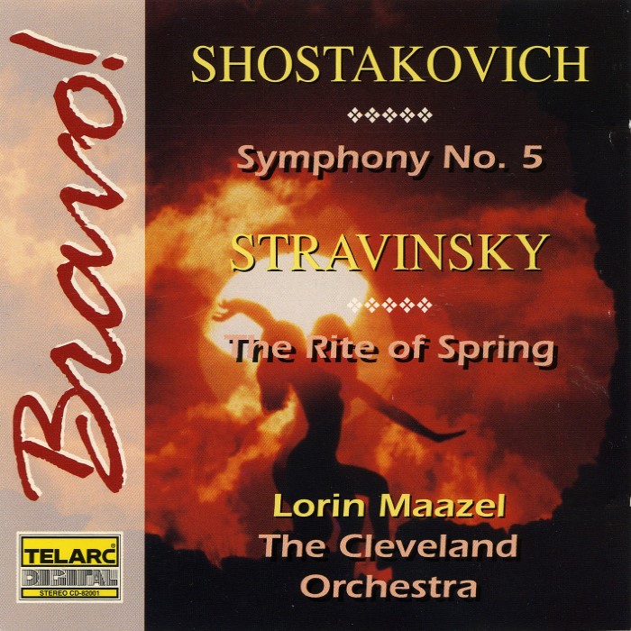 Shostakovich: Symphony No. 5 / Stravinsky: The Rite of Spring by Lorin Maazel