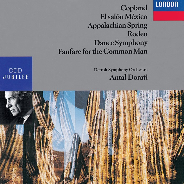 El salón México / Appalachian Spring / Rodeo / Dance Symphony / Fanfare for the Common Man (Detroit Symphony Orchestra feat. conductor: Antal Doráti)