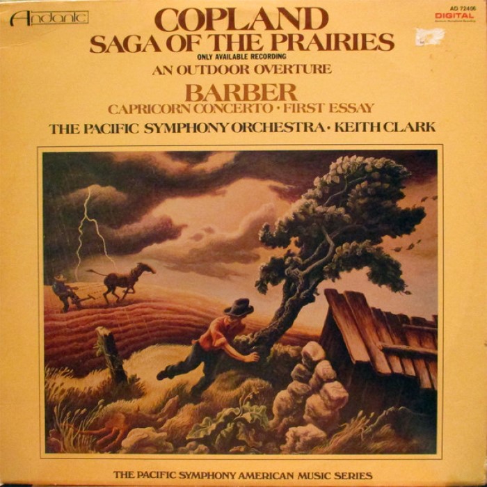 Music of Barber and Copland (Pacific Symphony Orchestra feat. conductor: Keith Clark)