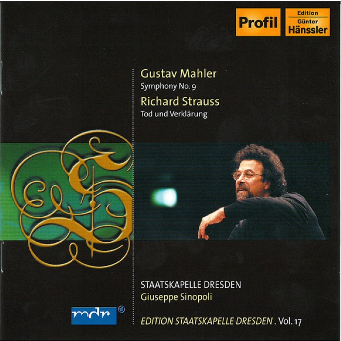 Gustav Mahler: Symphony no. 9 / Richard Strauss: Tod und Verklarung by Giuseppe Sinopoli