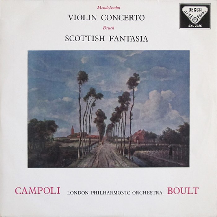 Mendelssohn: Concerto for Violin & Orchestra / Bruch: Scottish Fantasy by Sir Adrian Boult