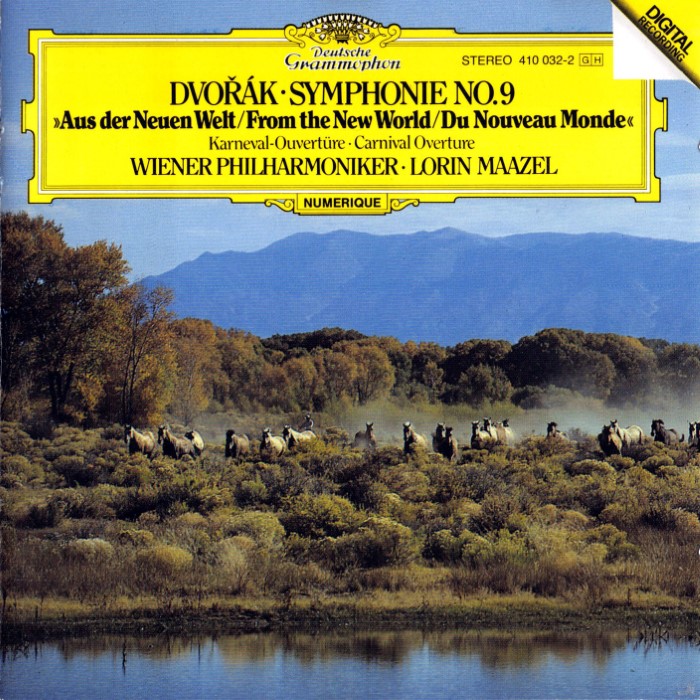Symphony No. 9 in E minor, Op. 95 "From the New World" / "Carnaval" Overture, Op. 92 (Wiener Philharmoniker feat. conductor: Lorin Maazel)
