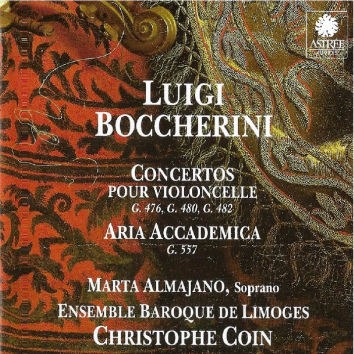 Concertos pour violoncelle / Aria Accademica (Ensemble Baroque de Limoges feat. conductor & cello: Christophe Coin, soprano: Marta Almajano)