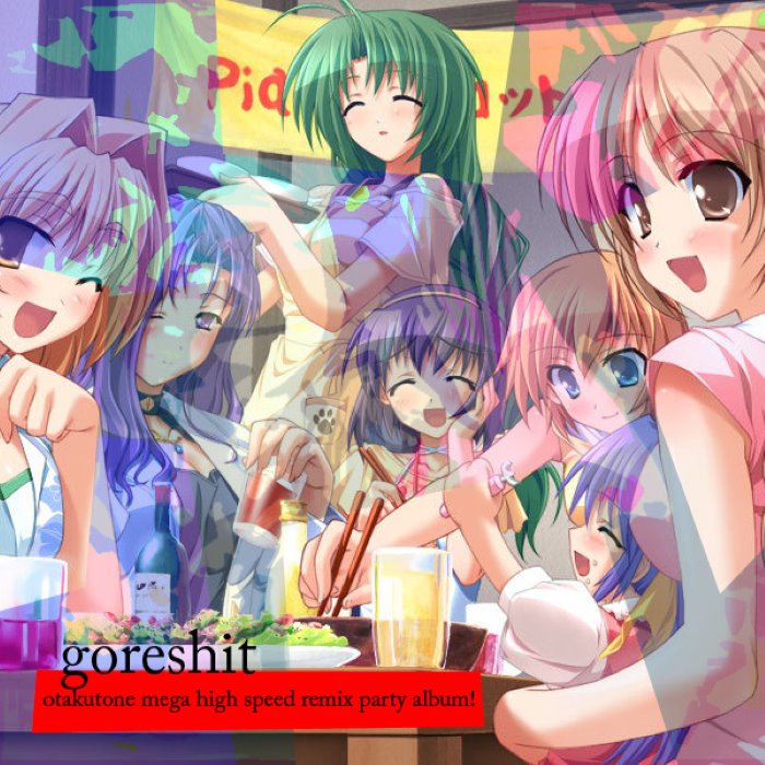 otakutone mega high speed remix party album by goreshit