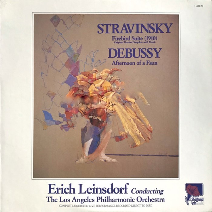 Stravinsky: The Firebird Suite (1910) / Debussy Afternoon of a Faun by Erich Leinsdorf