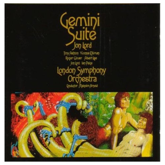 Gemini Suite (London Symphony Orchestra feat. conductor: Malcolm Arnold, vocals: Tony Ashton, Yvonne Elliman, drums: Ian Paice, piano: Jon Lord, organ: Jon Lord, bass guitar: Roger Glover, guitar: Alb by Jon Lord